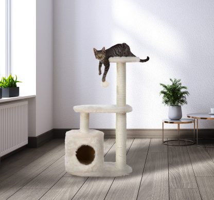 Plush multi-layer cat climbing frame - Image 2