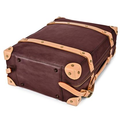 Vintage handmade genuine leather backpack - Image 3