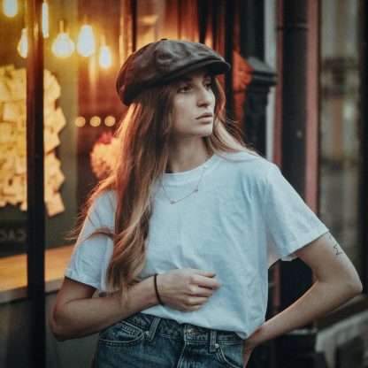 Vintage Corduroy Newsboy Cap - Image 6
