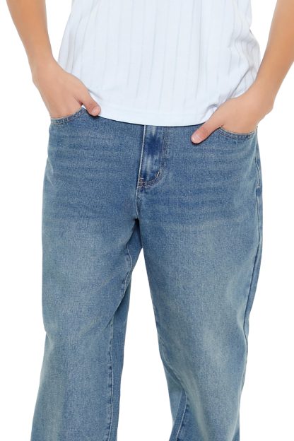 Classic Washed Straight Jeans - Image 6