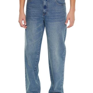 Classic Washed Straight Jeans