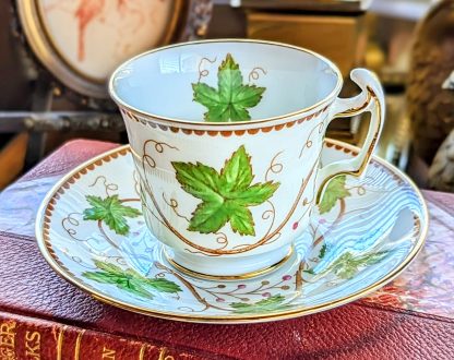 Vine Leaf Bone China Cup and Saucer Set - Image 7