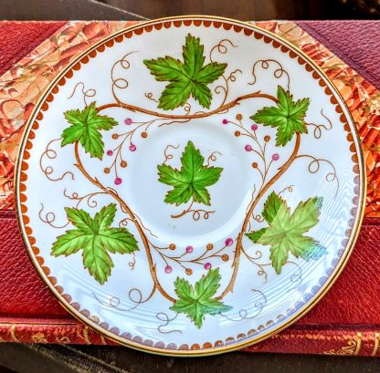 Vine Leaf Bone China Cup and Saucer Set - Image 3