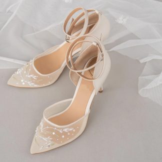 Star Mist yarn stiletto high heels