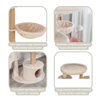 Super Deluxe Happy Planet Multi-layer Cat Climbing Frame - Image 2