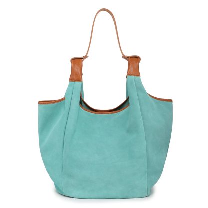 Suede studded tote bag - Image 7