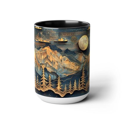 Moonlit Forest Art Mug - Image 2