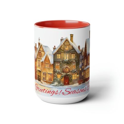Christmas Snowy Street Scene Mug - Image 2