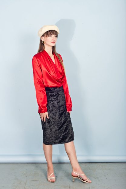 Black jacquard hip skirt - Image 7