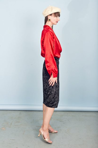 Black jacquard hip skirt - Image 3