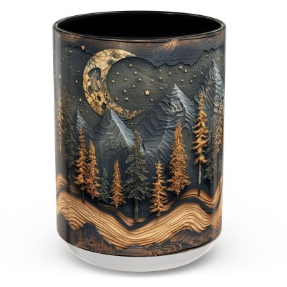 Embossed forest mug - Image 5