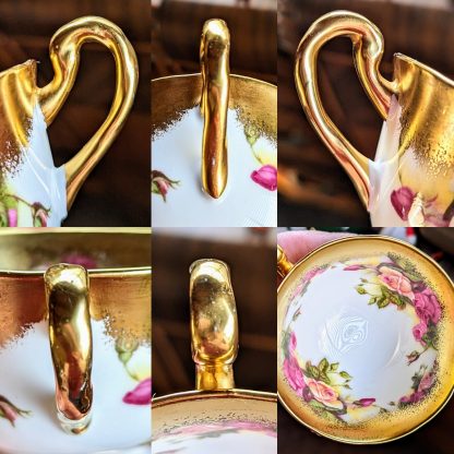 Luxurious gilded retro palace style tea cup - Image 3