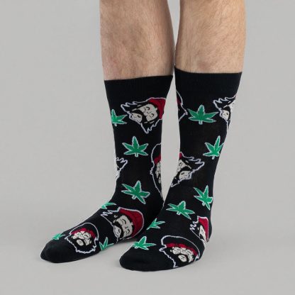 Street style cool hemp leaf cartoon personality trendy socks - Image 5