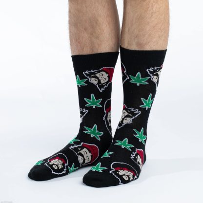 Street style cool hemp leaf cartoon personality trendy socks - Image 2