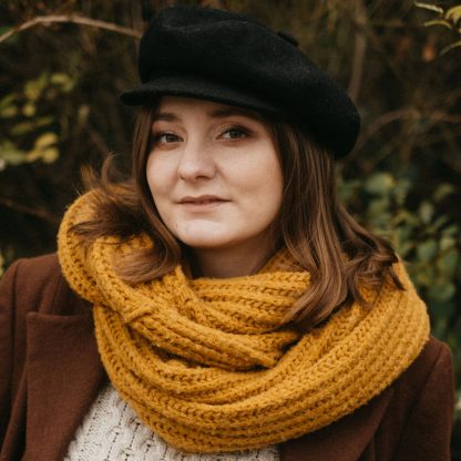 Retro British style wool blend newsboy cap - Image 6