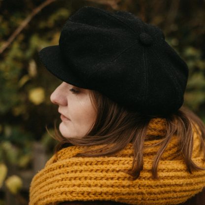 Retro British style wool blend newsboy cap - Image 4