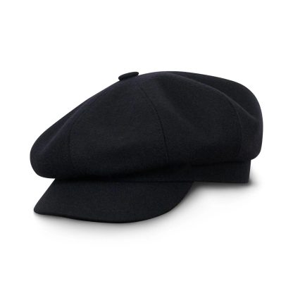 Retro British style wool blend newsboy cap - Image 3