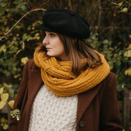 Retro British style wool blend newsboy cap - Image 2
