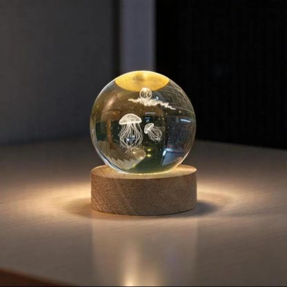 Crystal jellyfish night light ornaments - Image 6