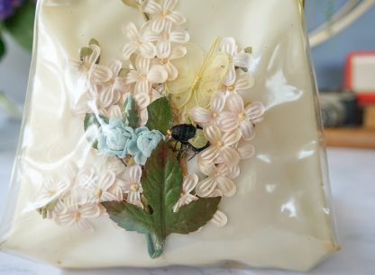 Retro 3D Floral Transparent PVC Chain Bag - Image 4