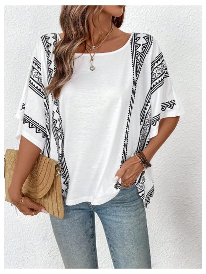 Bohemian batwing sleeve top - Image 3