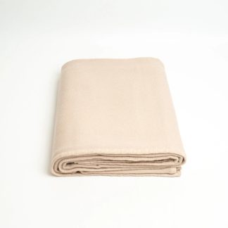 Warm oatmeal herringbone throw blanket