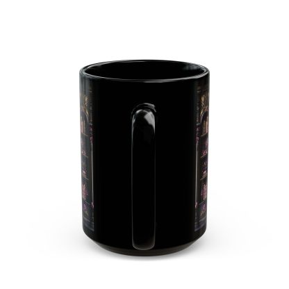 Magic Library Black Glaze Mug - Image 6