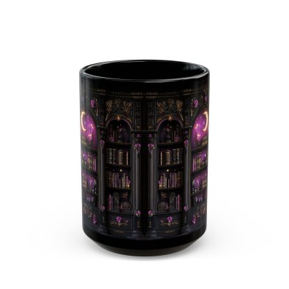 Magic Library Black Glaze Mug - Image 5