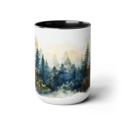 Watercolor Forest Mug - Image 2