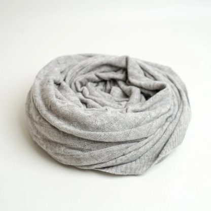Light grey cable knit blend throw blanket - Image 11
