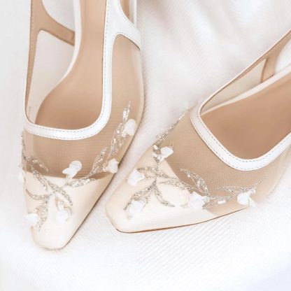 Cloud yarn star stiletto wedding shoes - Image 3
