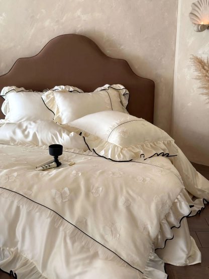 Light luxury embroidered four-piece bedding set - Image 8