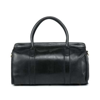 Vintage top-grain cowhide Boston bag - Image 2
