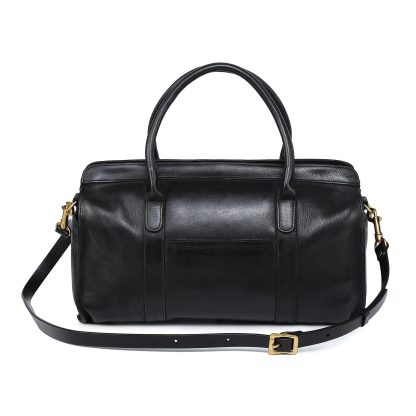 Vintage top-grain cowhide Boston bag - Image 4