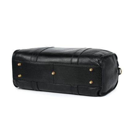 Vintage top-grain cowhide Boston bag - Image 3