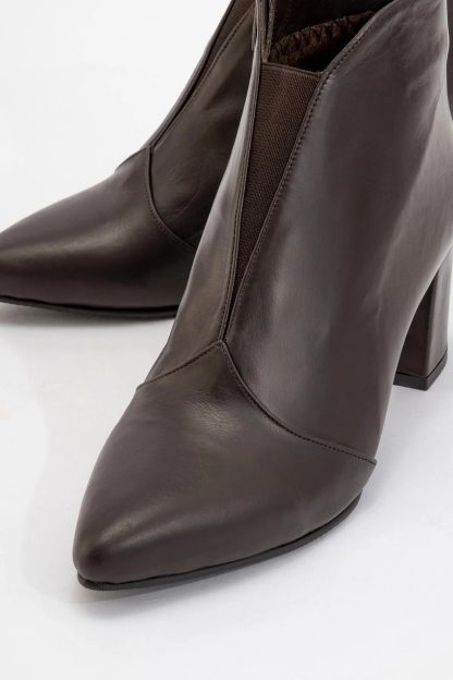 Elegant commuter pointed toe stiletto short boots - Image 7