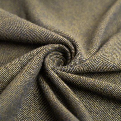 Contrast herringbone wool-blend throw blanket - Image 4