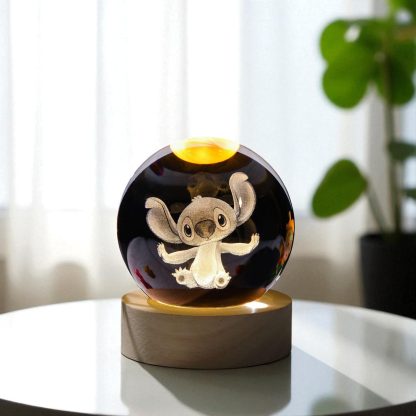 Carved crystal koala night light ornament - Image 6