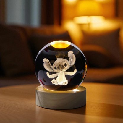 Carved crystal koala night light ornament - Image 4