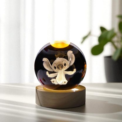 Carved crystal koala night light ornament - Image 3