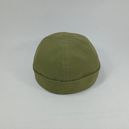 Army Green Retro Beanie - Image 3