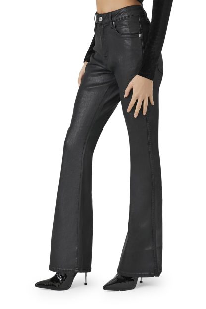Retro hot girl style high waist slim flared pants - Image 4