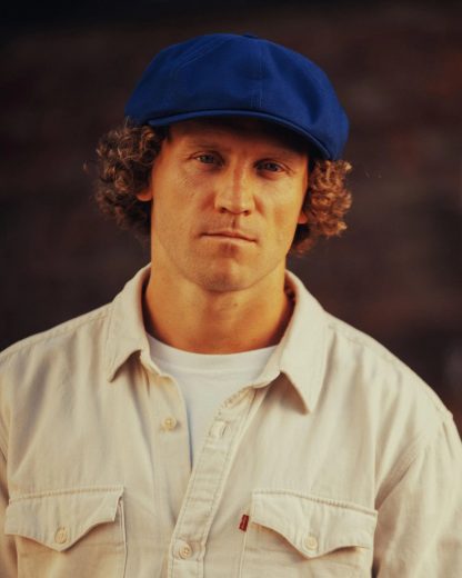 Royal blue vintage newsboy cap - Image 7
