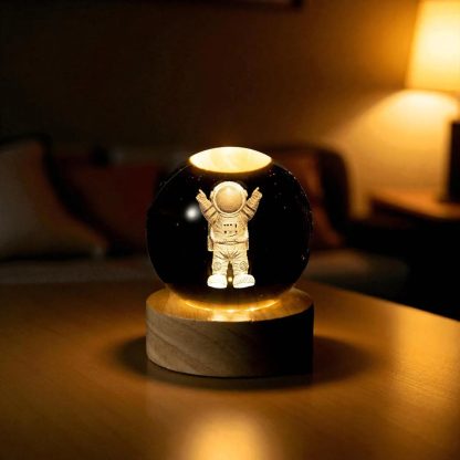 Crystal Astronaut Night Light Ornament - Image 6