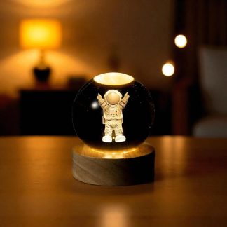 Crystal Astronaut Night Light Ornament