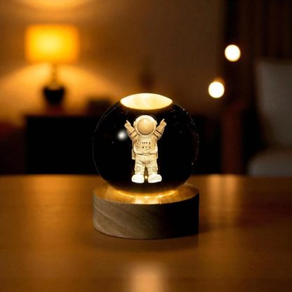 Crystal Astronaut Night Light Ornament
