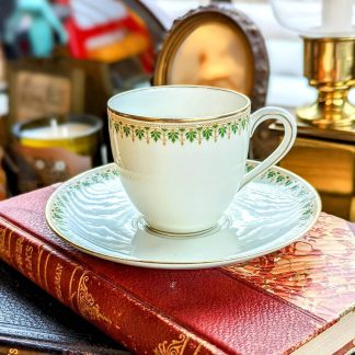 Fresh vine bone china cup and saucer set