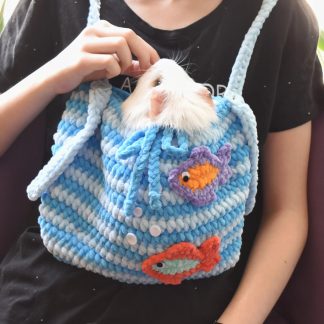 Ocean Adventure Knitted Pet Bag