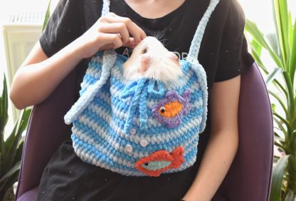 Ocean Adventure Knitted Pet Bag