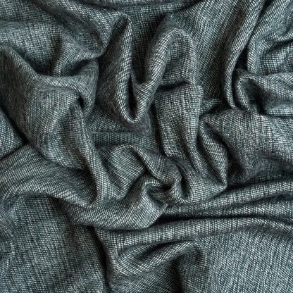 Premium Grey Fringed Wool Blend Throw Blanket - Image 4